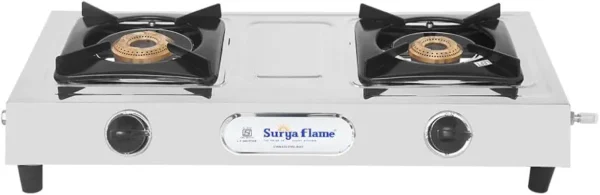 Surya Flame LPG Gas Stove 2 Burner - Image 2