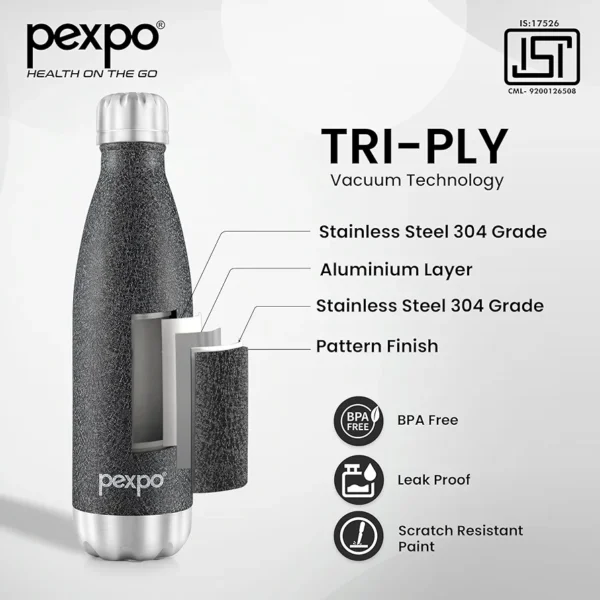 Stainless Steel Water Bottle - 500ml - Image 8