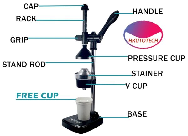 Manual Hand Press Juicer - Image 2